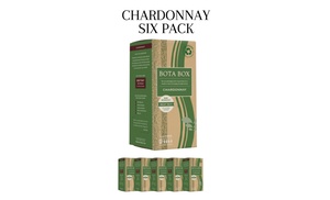 Bota Box Chardonnay White Wine 6 pack - 6 boxes of 3L each