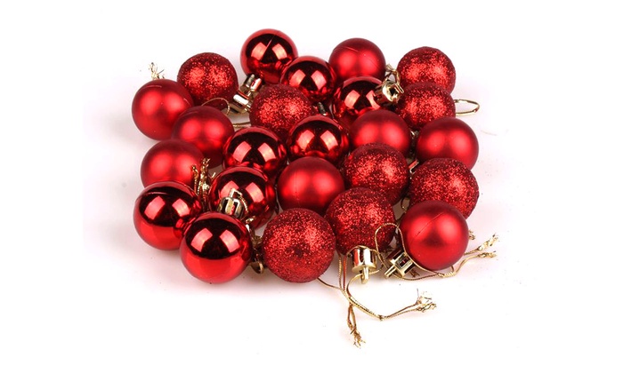 Up To 79 Off On 24pcs Christmas Tree Decor Ba Groupon Goods