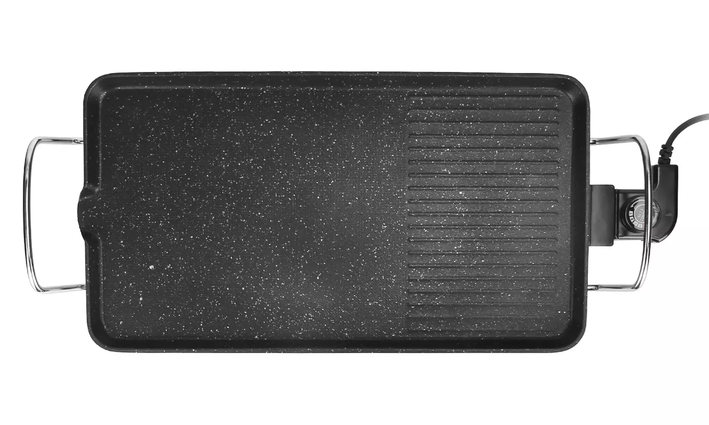 NewHome 1500W Electric Non-Stick BBQ Grill & Tabletop Griddle