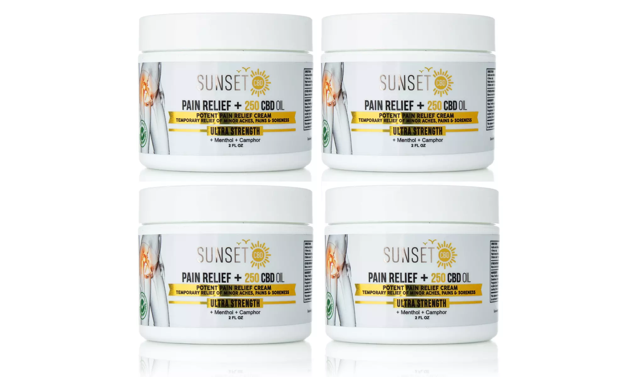 Sunset CBD Bundle and Save - Sunset 1000MG Pain Relief Cream Options
