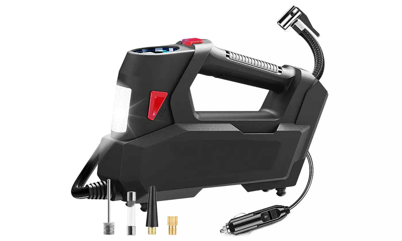 iMounTEK 12V DC 150PSI Tire Inflator with LCD Display & Auto Shut-Off