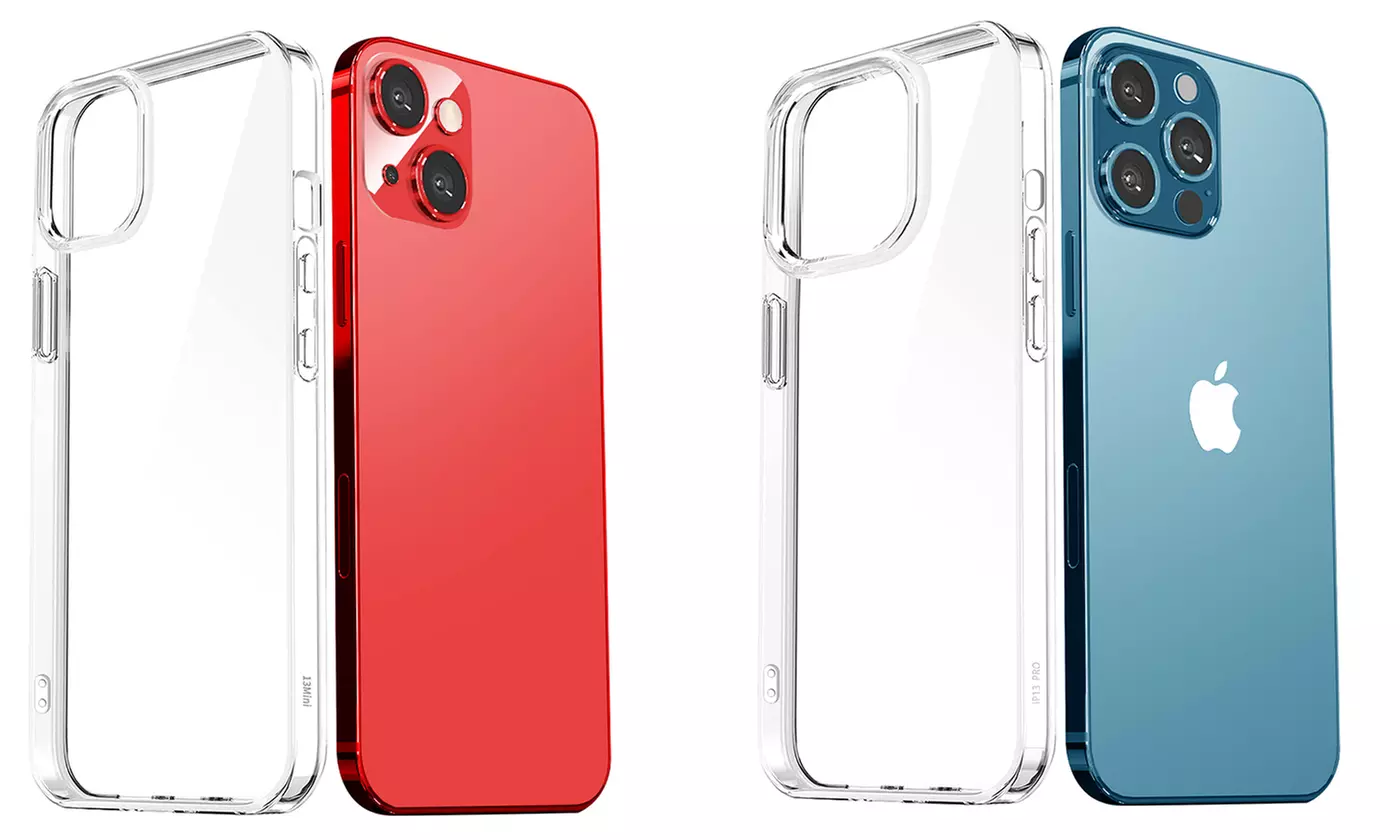 For iPhone 13 Pro Max/13 Mini/13 Pro/13  Clear Crystal Transparent soft Case - Primary Image