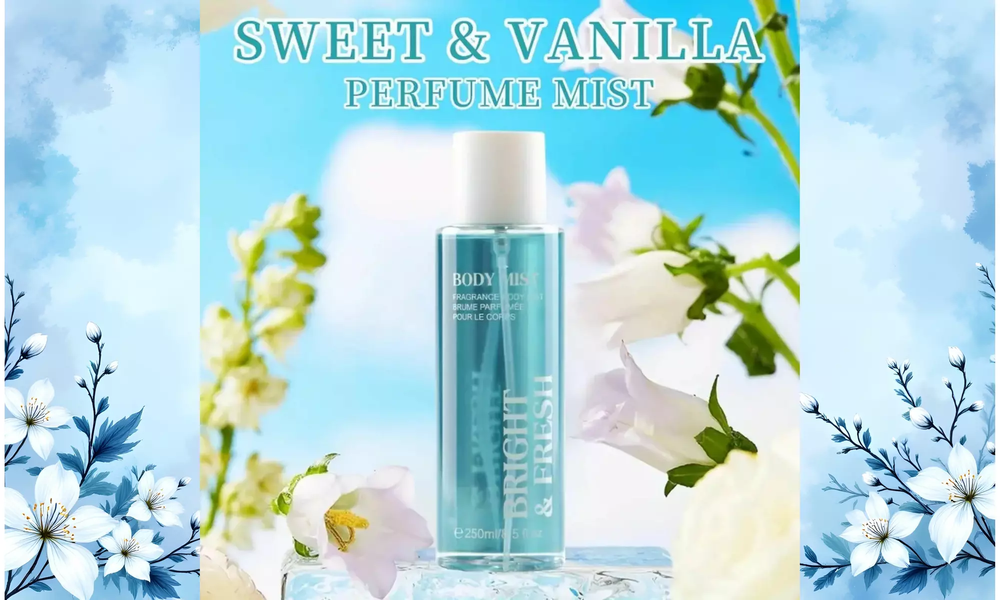 Body Mist Spray 8.5 FL OZ - Refreshing Fragrance Mist Long-Lasting Scent