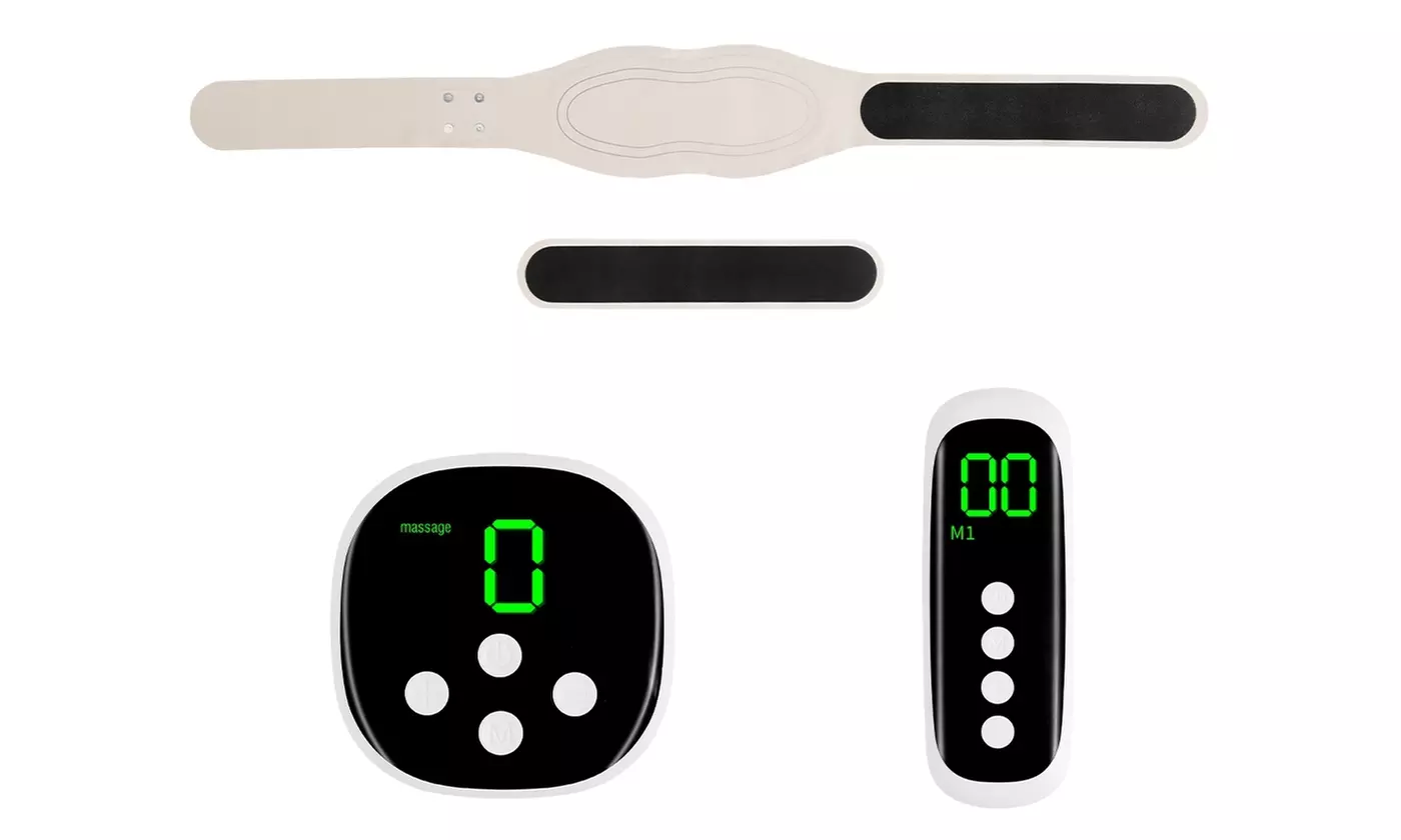 iMounTEK EMS Lower Back Massager Heating Pad with Remote