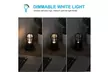 GE Vintage Cage Frame Color Changing Light Sensing LED Night Light, Black - Second Medium
