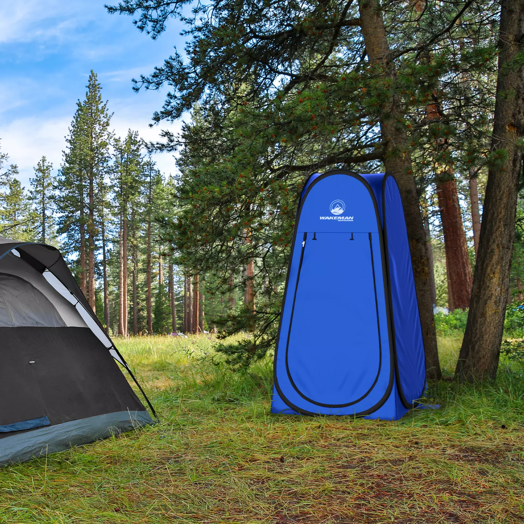 Pop Up Pod, Instant Shower Tent or Portable Toilet Stall with Carry Bag - Primary Image