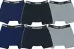 Men's Soft Cotton Boxer Briefs - Multi-Pack Assorted Colors | Breathable & Comfortable Underwear: 2, 3, 4-Pack - Second Medium