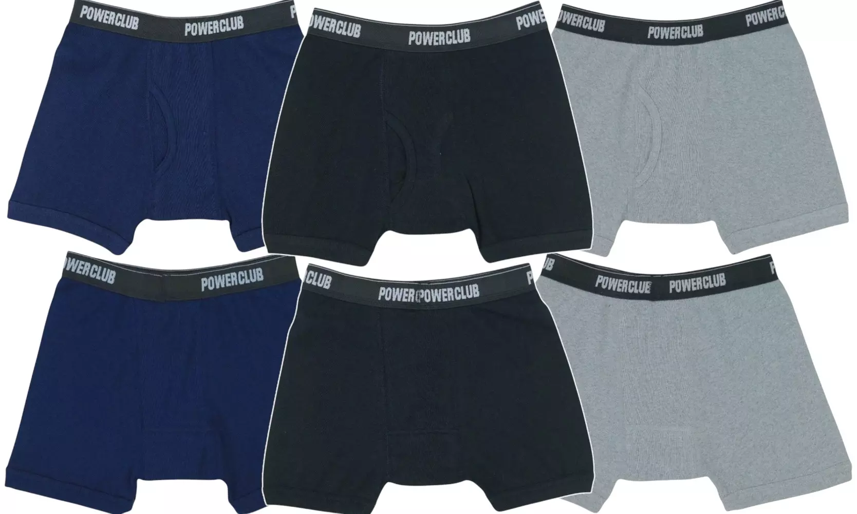 ToBeInStyle Men's Multi-Pack Of Assorted Cotton Boxer Brief Shorts
