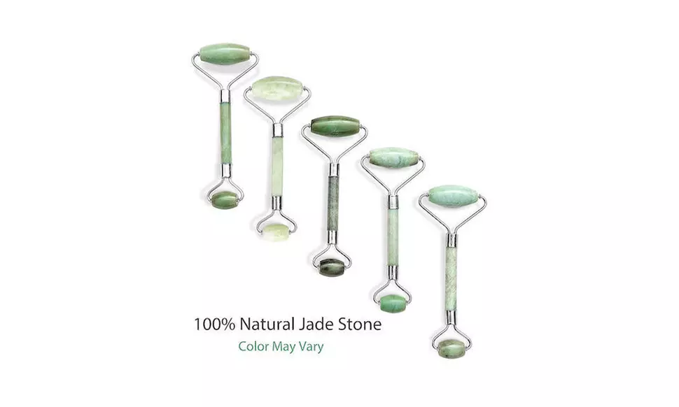Jade Roller for Face & Gua Sha Scraping Massage Tool Anti Wrinkle Anti Aging