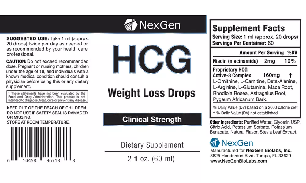 HCG Diet and Weight-Loss Drops (2-Pack) - Second Medium