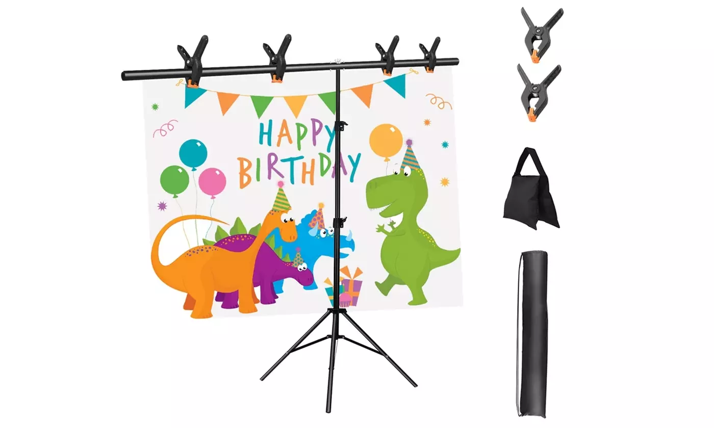 iMounTEK Adjustable Backdrop Stand for Photography & Video - 6.5ft x 10ft
