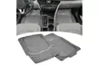 Motor Trend Deep Dish Rubber Car Floor Mats All Weather Spill-Capturing - Gray - Second Medium