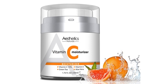 Aesthetics Vitamin C 15% Youthful Cream For Face Neck & Décolleté (1.7 Fl. Oz.) 1-Pack All Skin Types