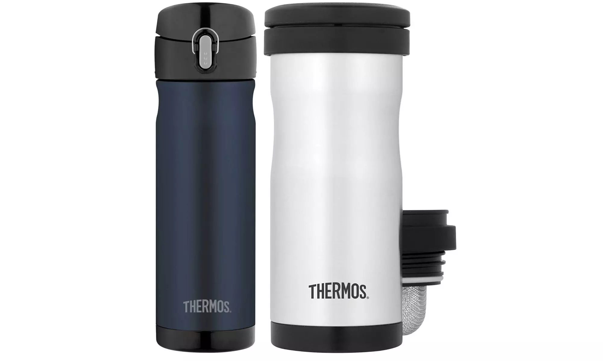 Thermos Vacuum 16oz Commuter Bottle & 12oz Tea Tumbler Infuser - Primary Image