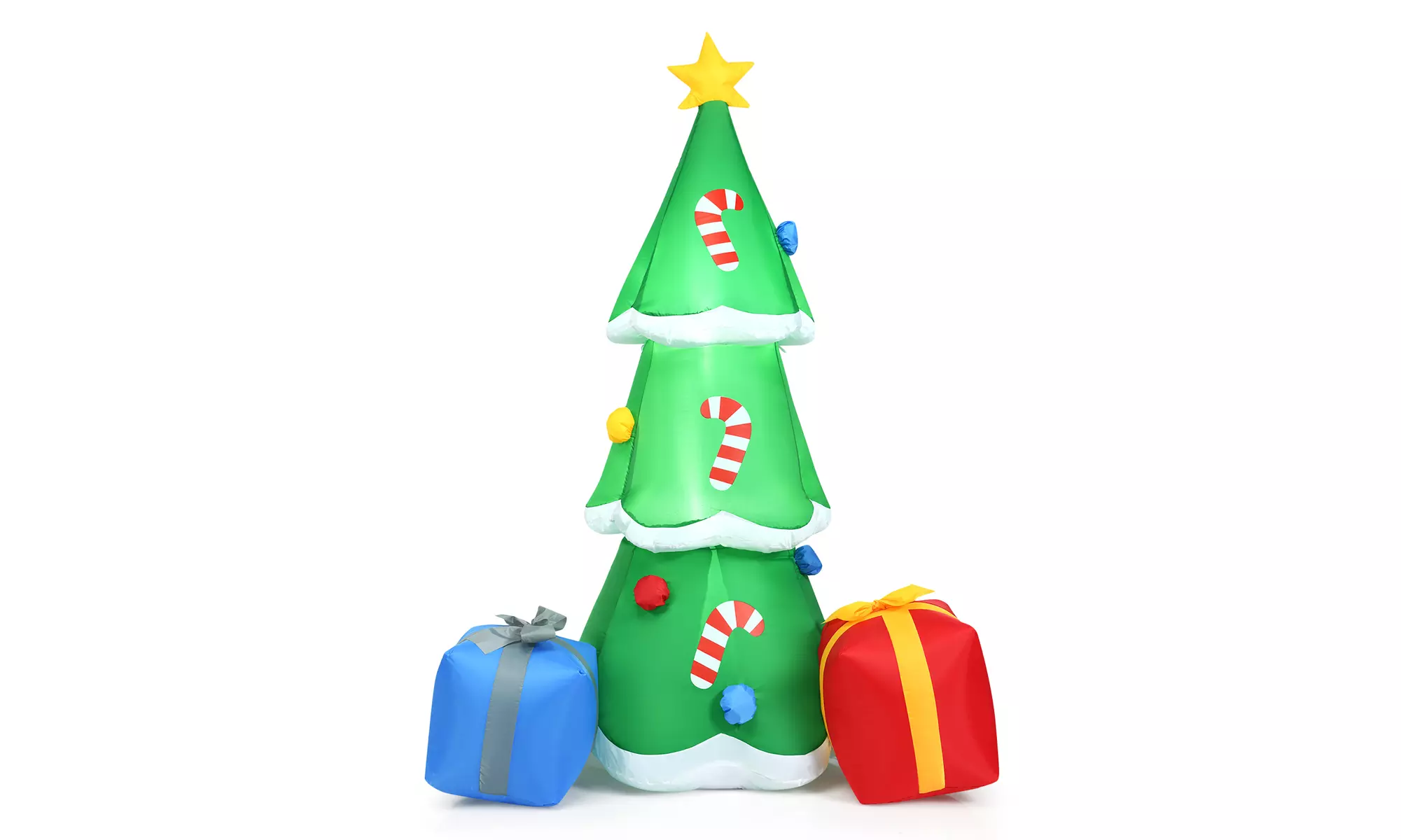 Costway 6FT Inflatable Christmas Tree w/ Gift Boxes Blow Up Lighted - Primary Image