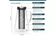 Ovalware Airtight Cold Brew Iced Coffee Maker and Tea Infuser with Spout 1.0L - Second Medium