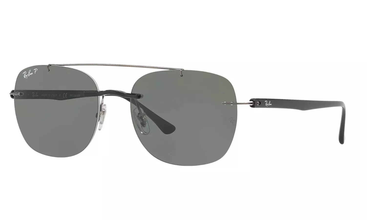 Ray-Ban RB4280 Sunglasses (Black/Polarized Green Classic G-15) - Primary Image