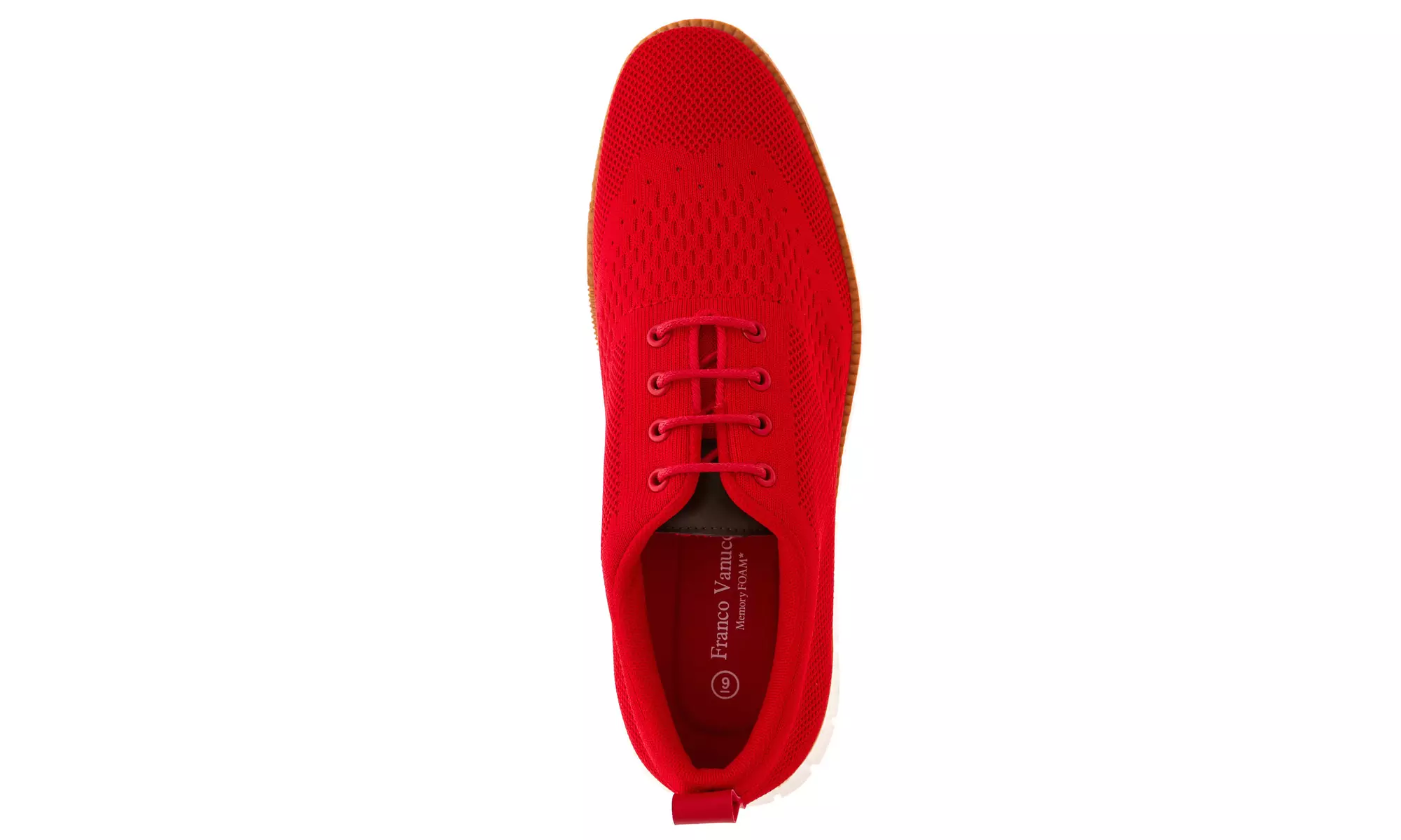 Franco Vanucci Men's Lace-up Knit Oxford Shoes