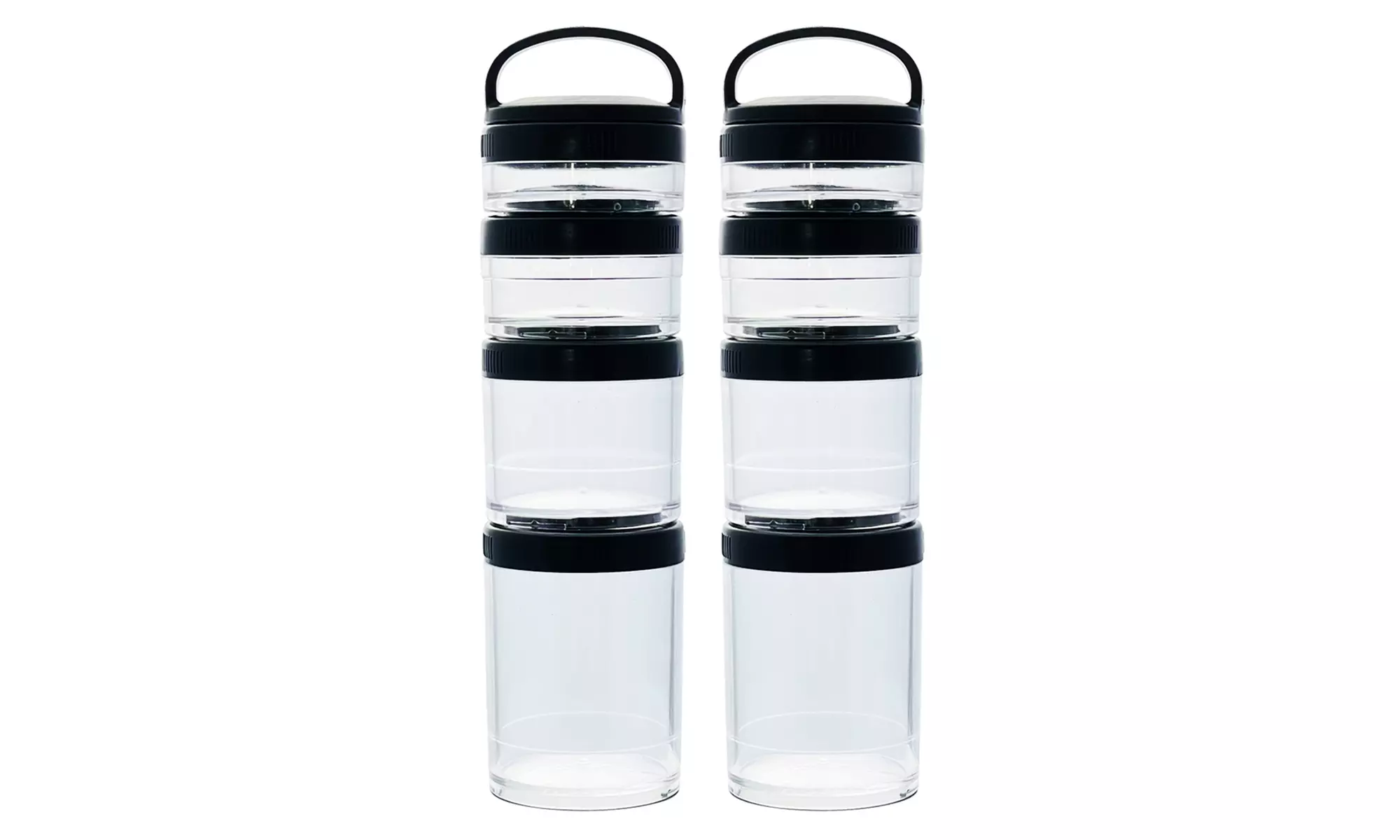 Zummy Portable Stackable Food Leak Proof Storage Containers ( 2 PACK )