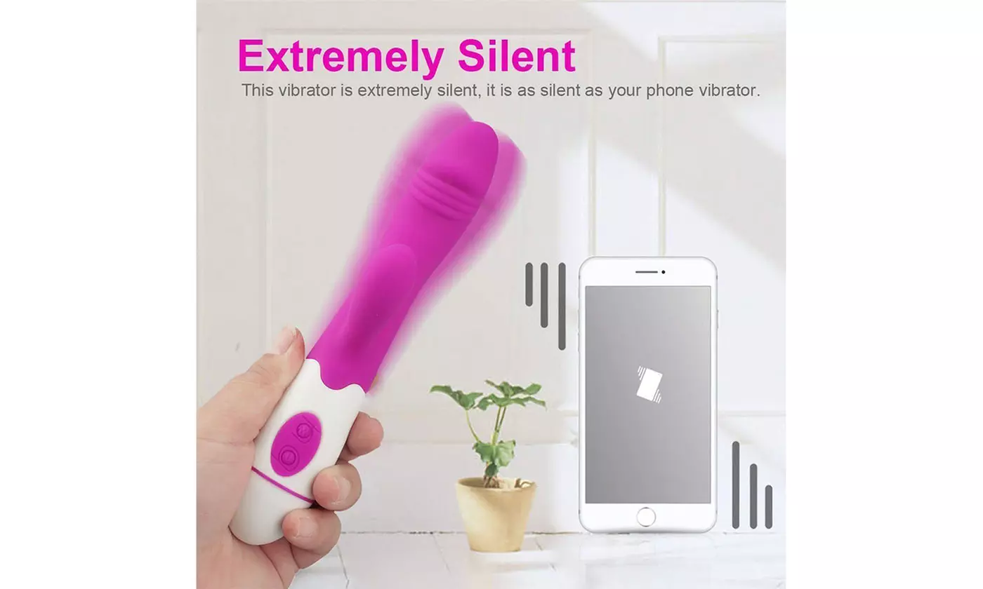 Wireless Waterproof Dildo Rabbit Vibrator 30 Speed G-spot Clitoris Stimulator