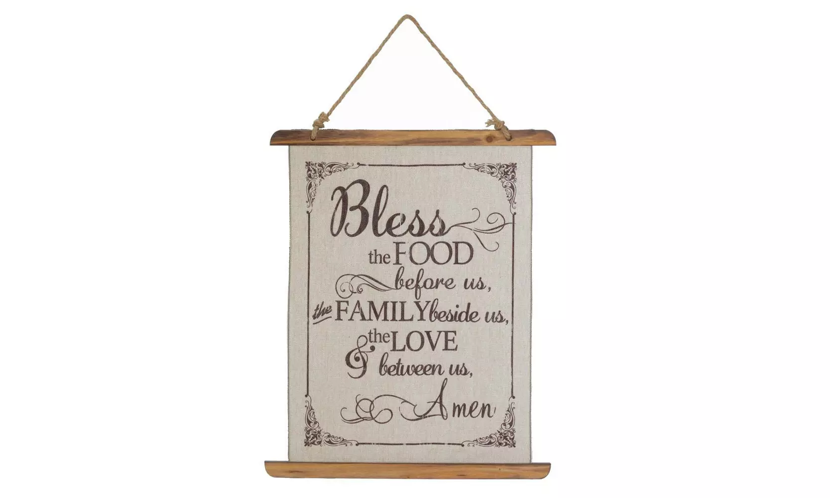  Bless Food Linen Wall Art - Primary Image
