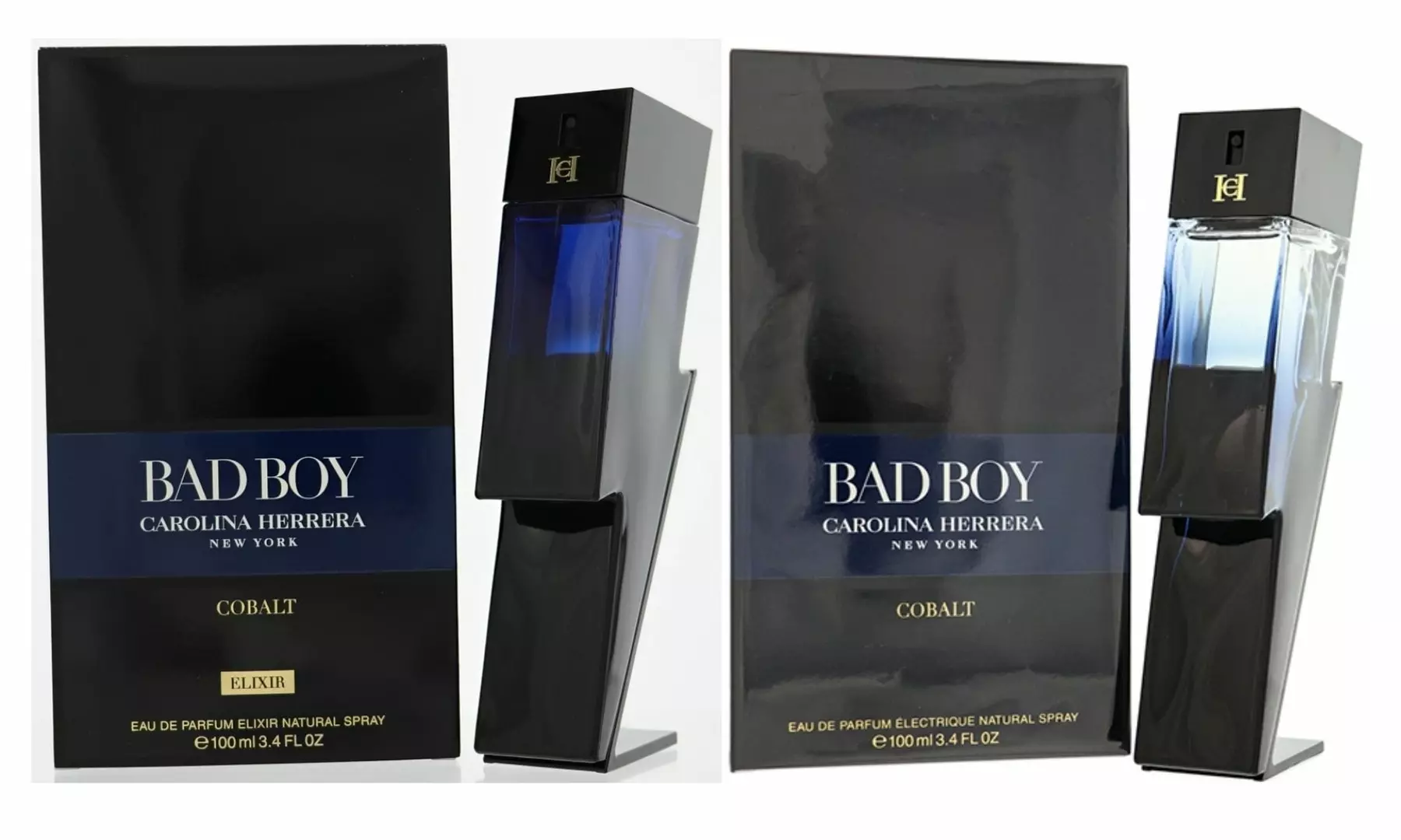 Carolina Herrera Bad Boy Cobalt or Bad Boy Colbalt Elixir for Men