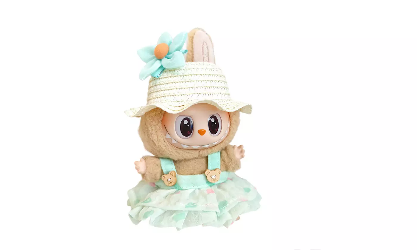 Three-Pack Labubu Doll Clothes Set (No Doll): Dress up your Labubu! 