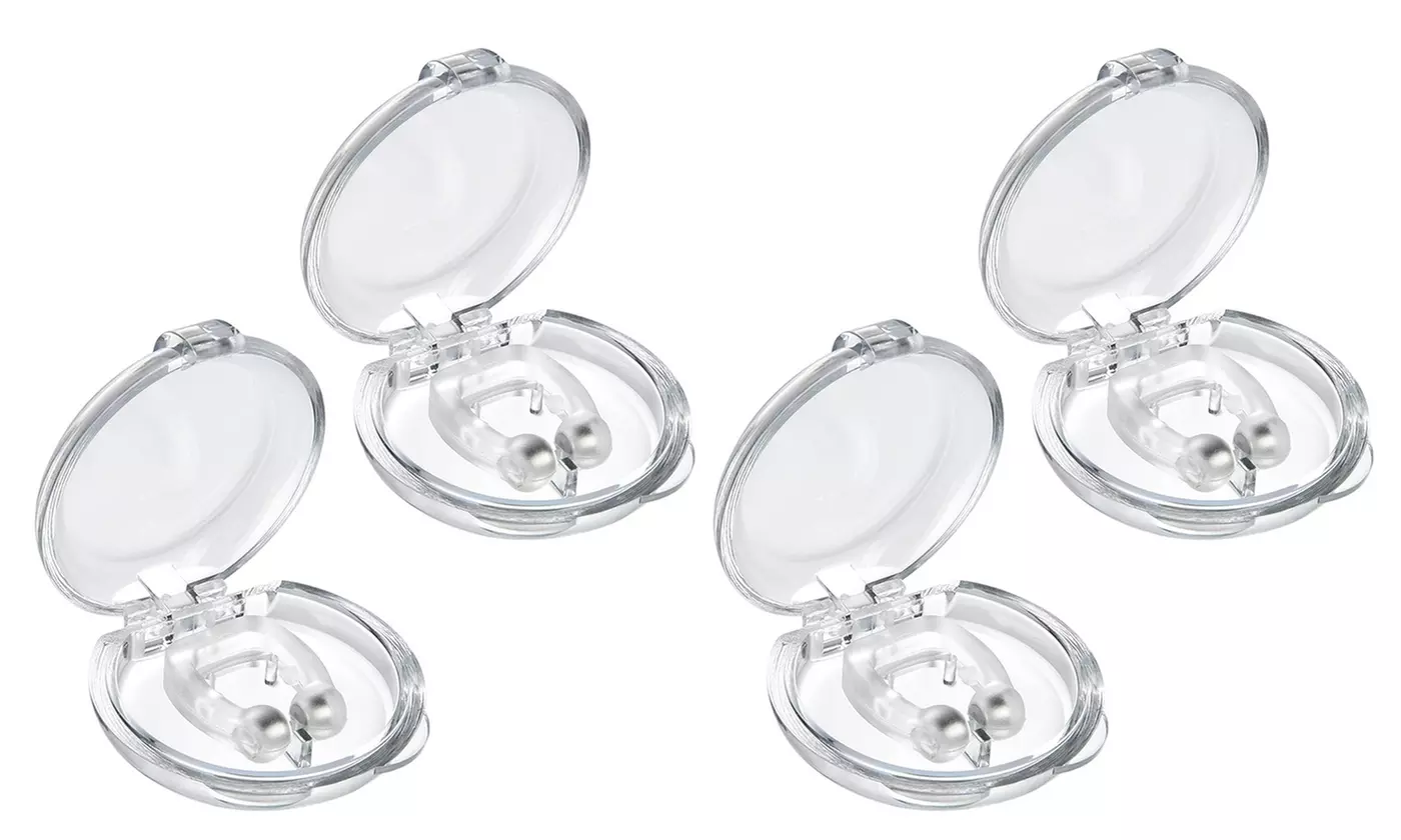 iMounTEK Magnetic Anti-Snoring Nose Clips Comfortable Snore Stop Aid (4-Pack)