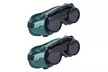 US 1-2 Pack Flip Up Front Welding Safety Goggle Flip Up Glasses Welder Goggles - Second Medium