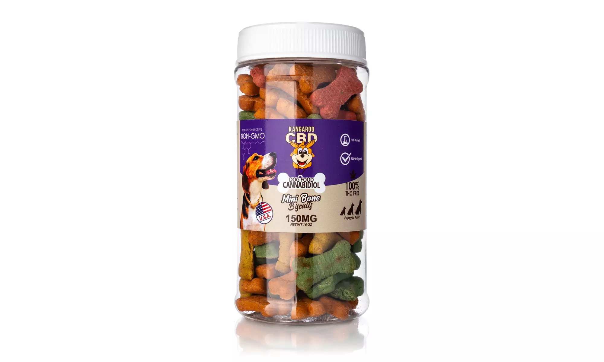 Yummy Dog Treats for Anxiety and Pain from Kangaroo (150MG - 600MG)
