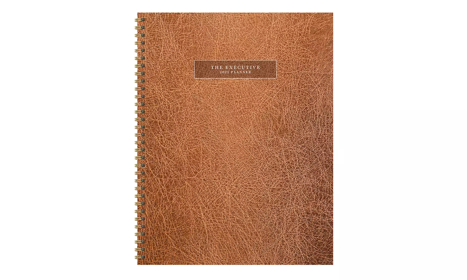 January-December 2023 11"x9" Large Executive Weekly Hardcover Spiral Planners - Second Medium