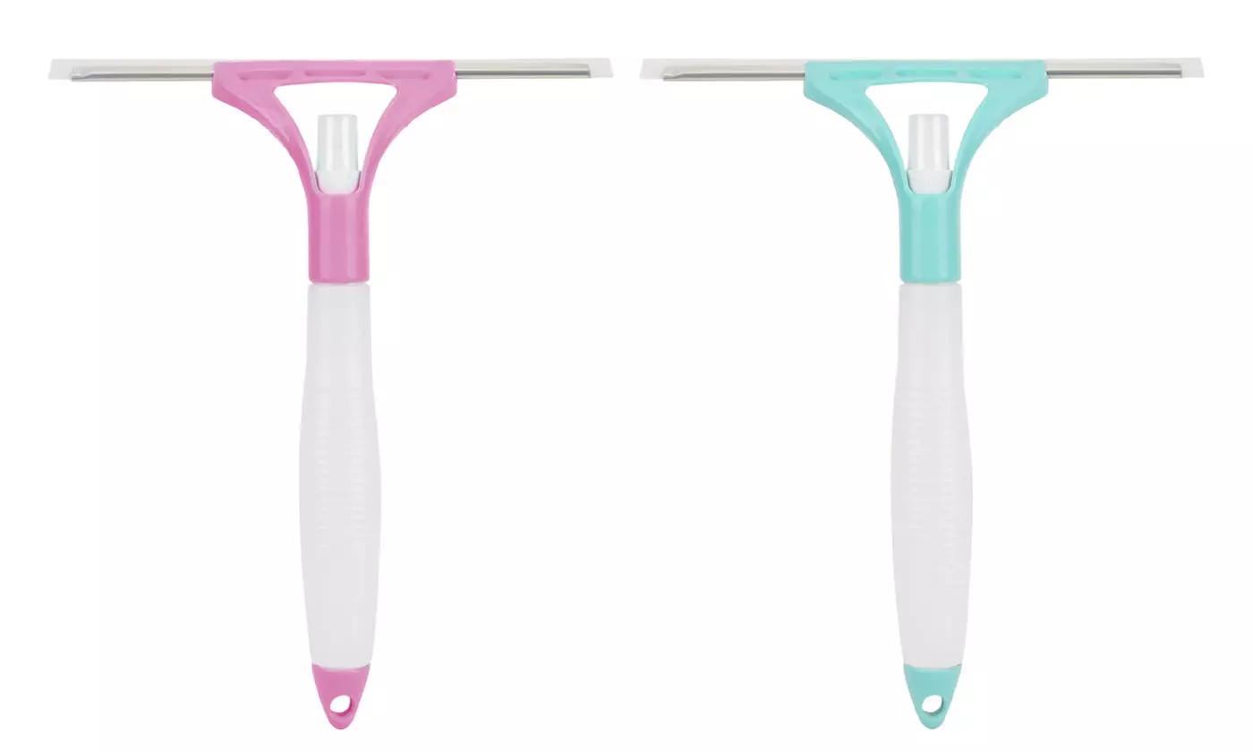 2 Squeegee For Shower Mirror Window Door Home Office Cleaner Car Glass - Second Medium