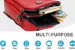 ItBelongs2U Women's Vintage Leather PU Shoulder Crossbody Phone Bag - Second Medium