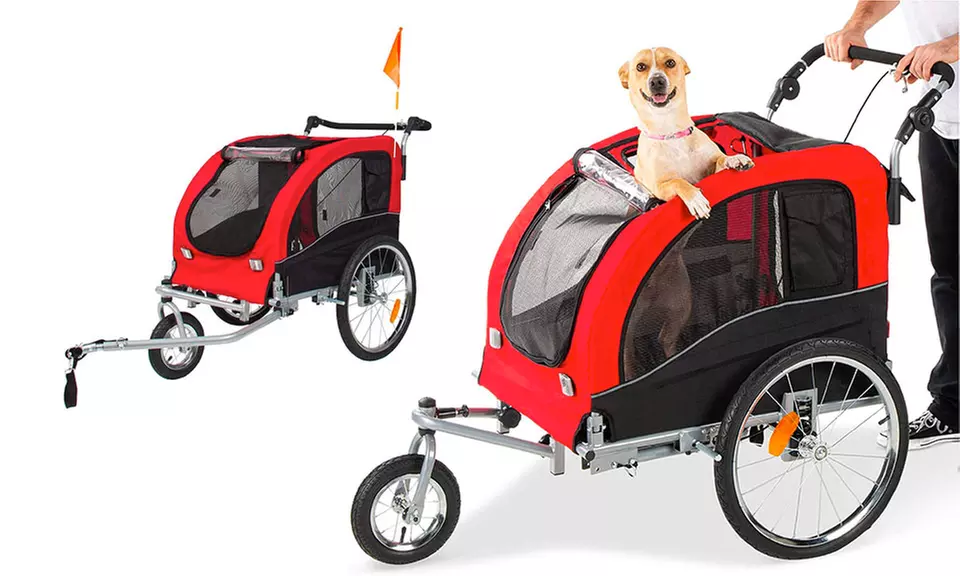 2-in-1 Pet Stroller and Trailer - Primary Image