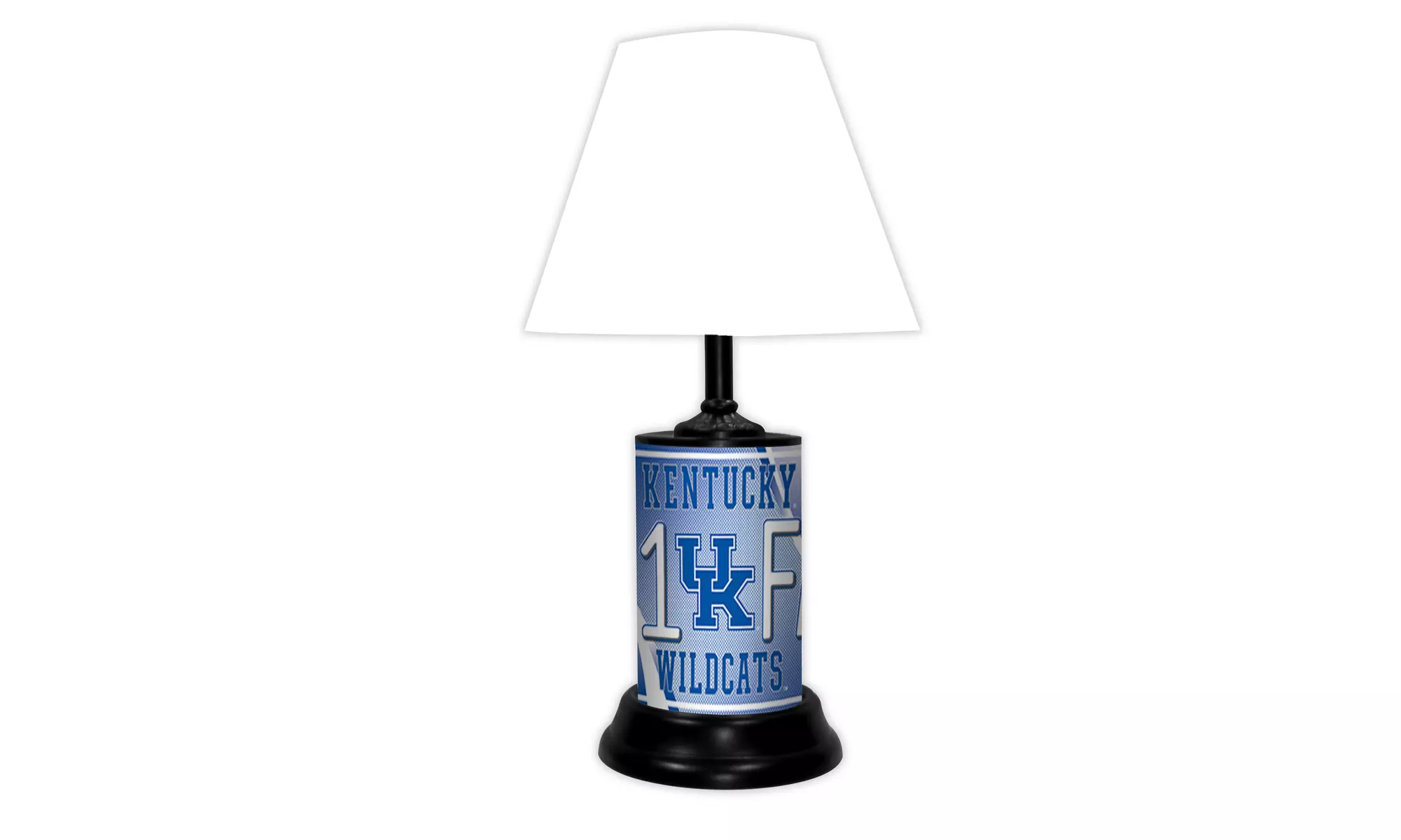NCAA 18-inch Desk/Table Lamp with Shade, #1 Fan with Team Logo