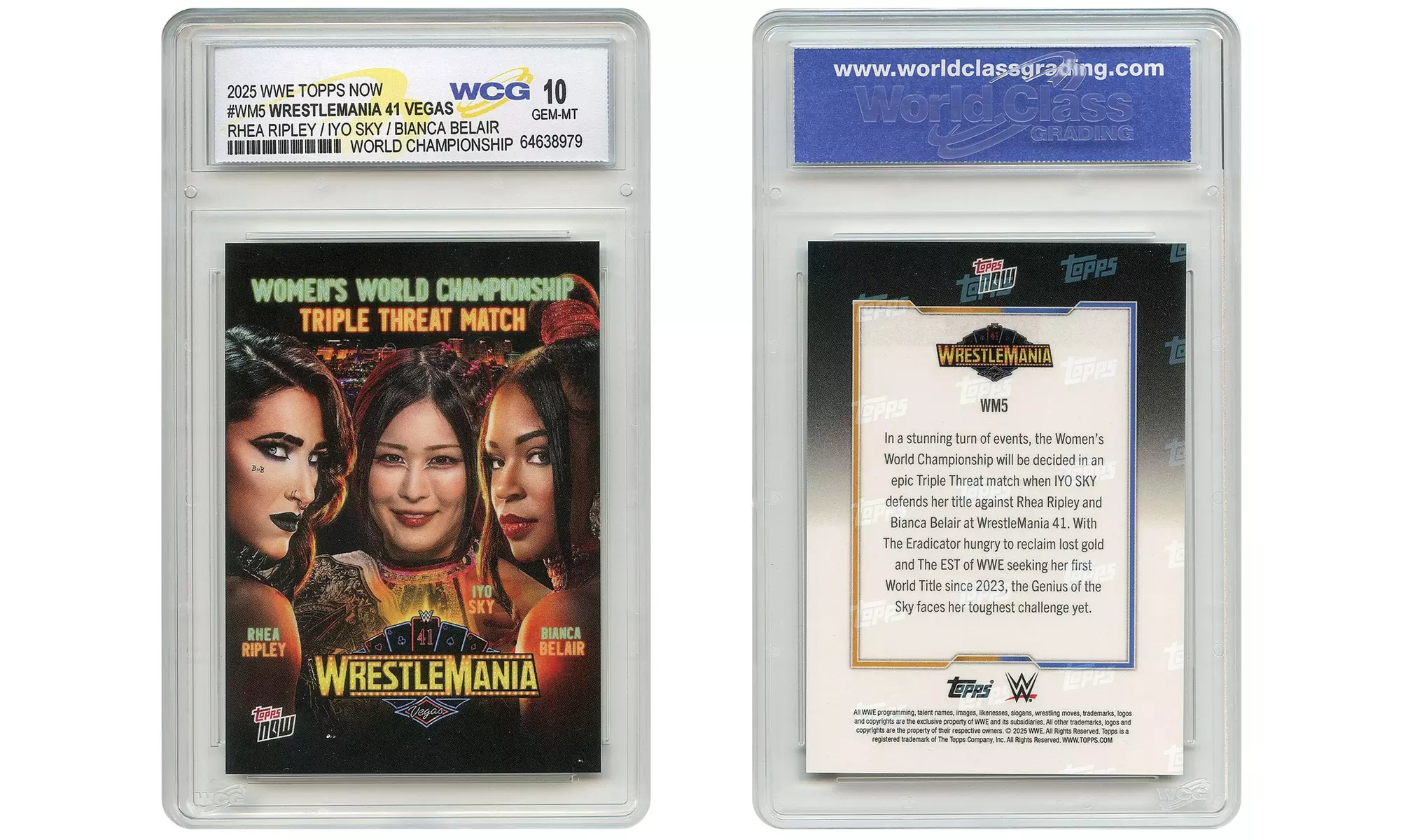 Topps 2025 Now WRESTLEMANIA 41 Las Vegas Collection