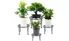 NewHome Heavy-Duty Rustproof Iron Plant Stands Round Flower Pot Holders (4-Pack)