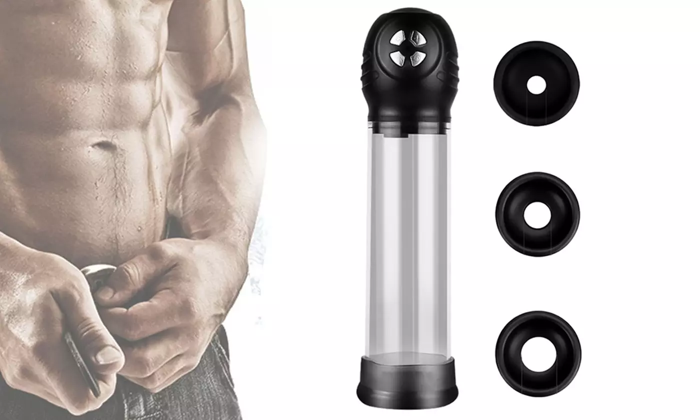 Electric Strokers Penis Pump Digital Rechargeable Enlarger Strokers - Primary Image