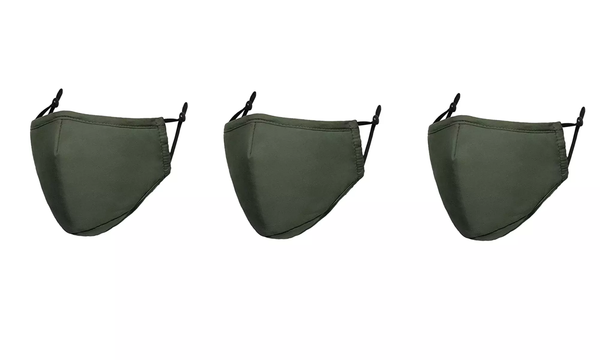 Men's Cotton Washable Face Mask (3-Pack) - Second Medium