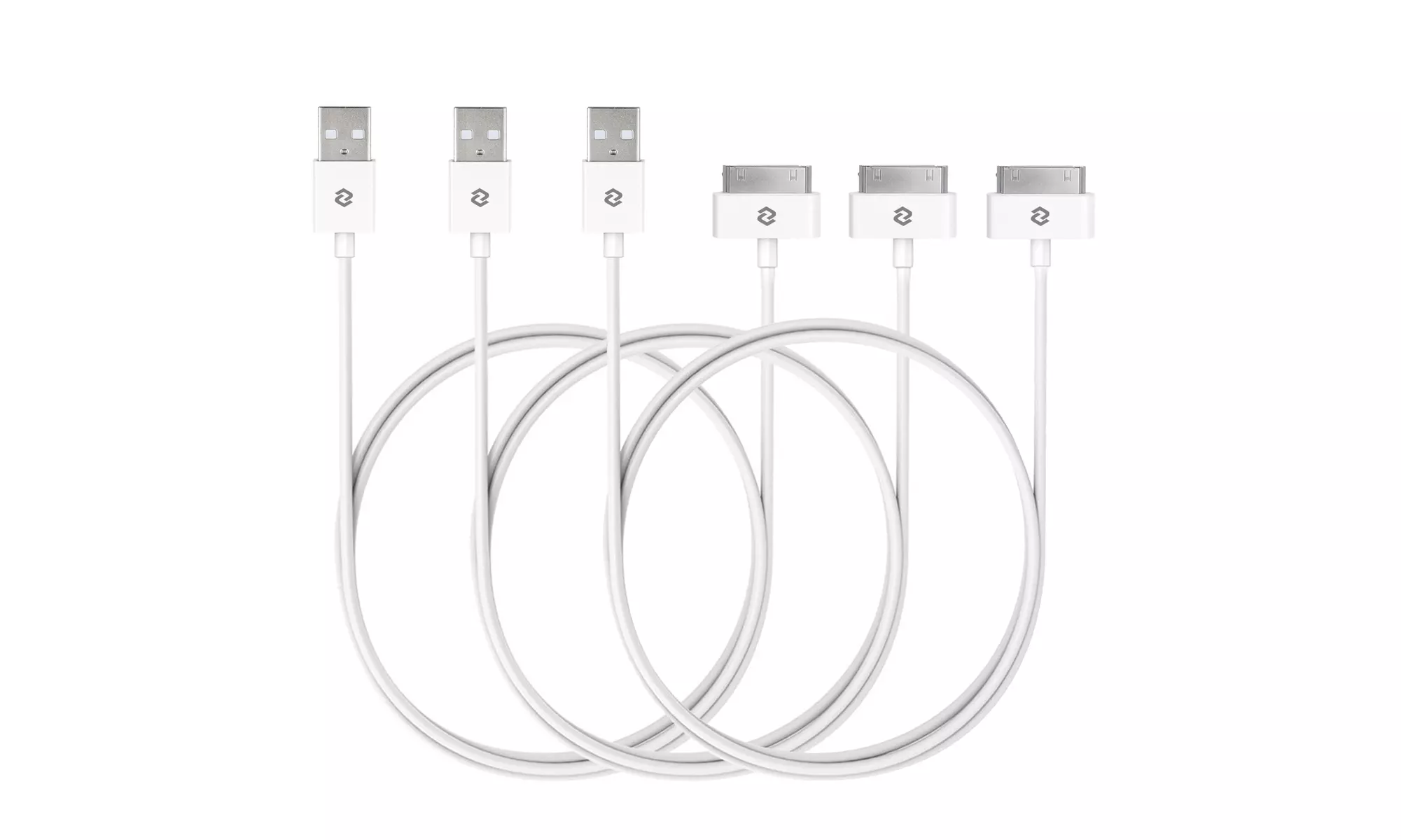 USB Sync and Charging Cable for iPhone 4/4s/3G/3GS, iPad 1/2/3, iPod, 3.3 Feet
