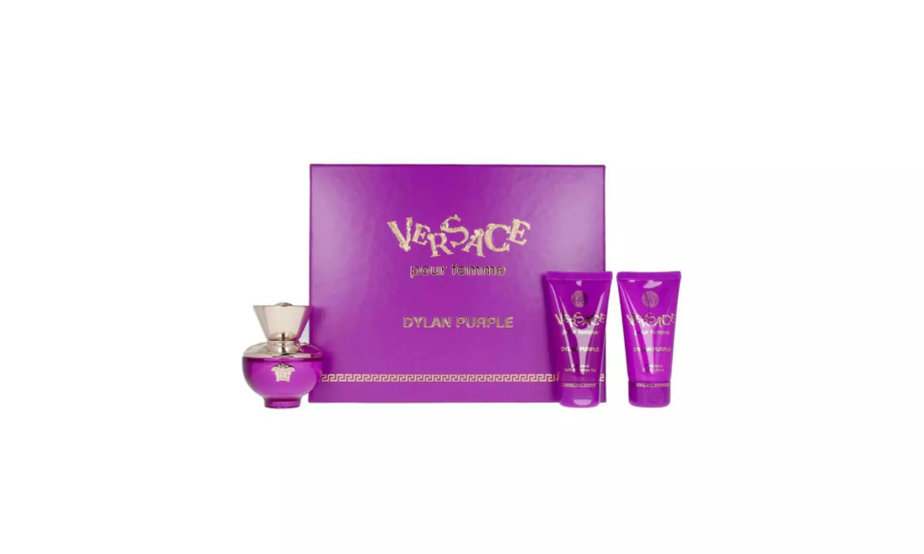Versace Pour Femme Dylan Purple 3pc Set for Women MINI