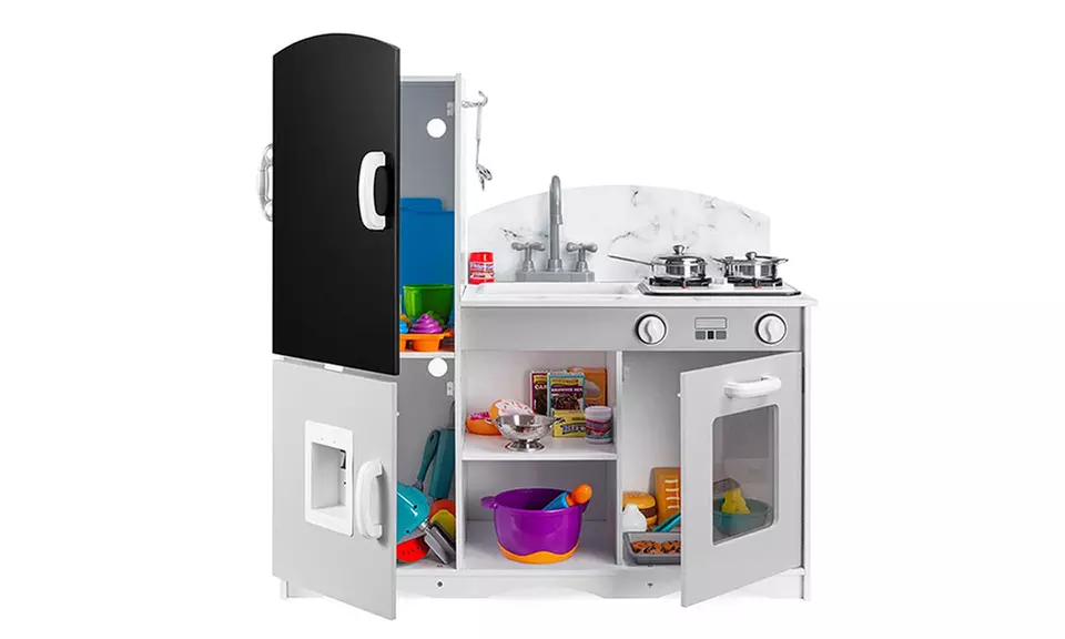 Wooden Pretend Play Kitchen Toy Set for Kids - Second Medium