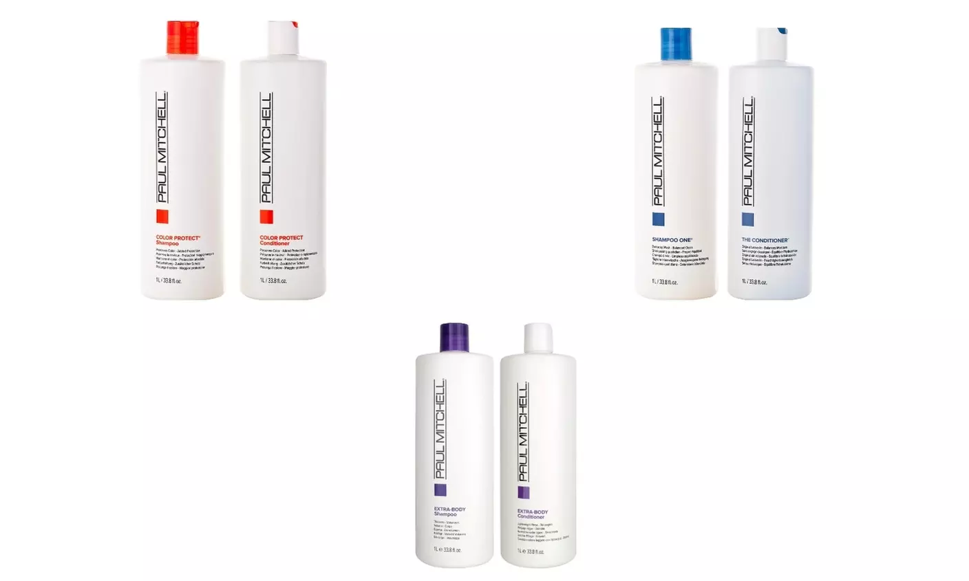 Paul Mitchell Protect, Balanced Clean,  Extra-Body Conditioner & Shampoo 33.8Oz