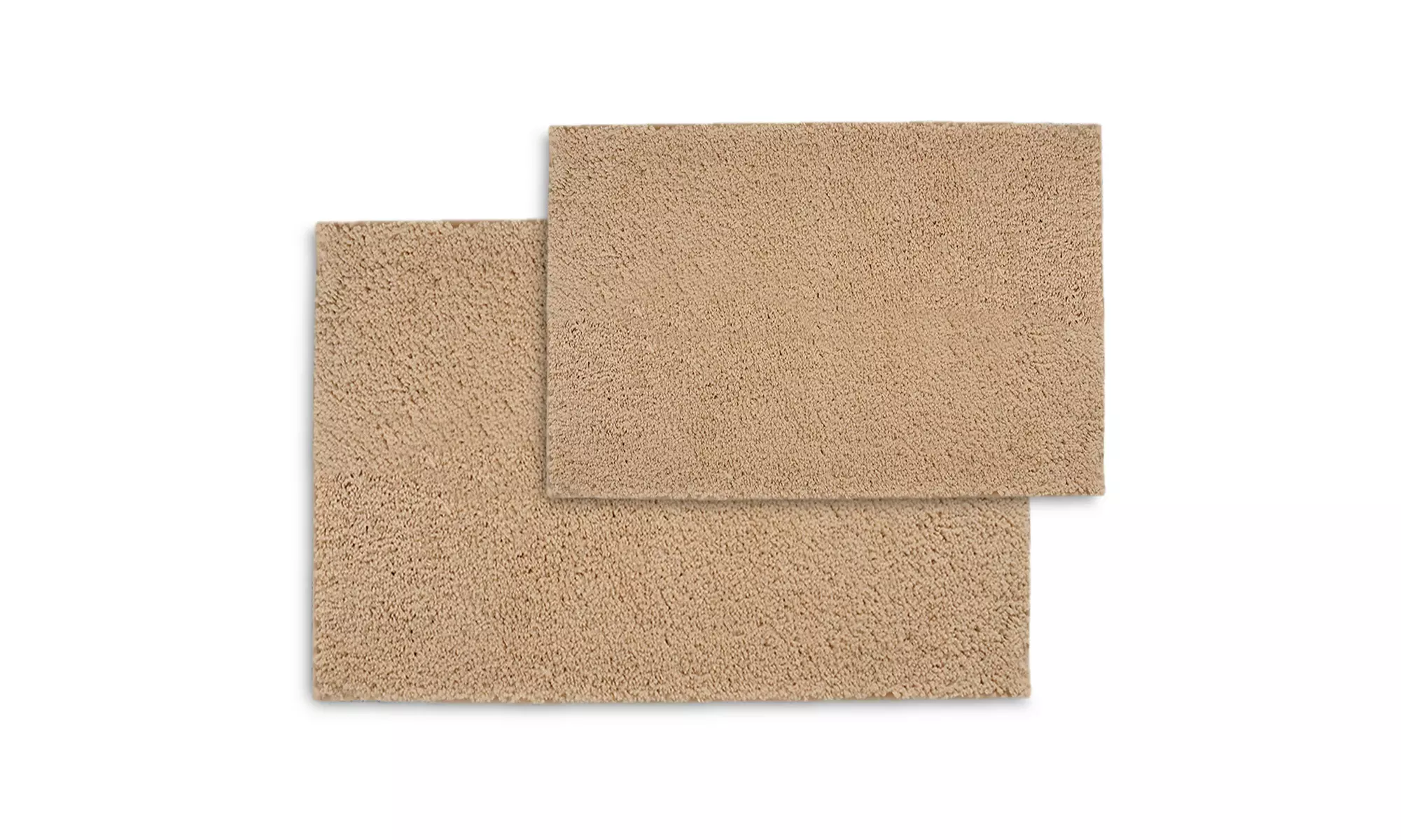 Dan River 2-Piece Plush Microfiber Shag Bath Mat Set
