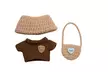 3-Piece Clothing Set for Labubu - Hat, Shirt and Backpack Accessories (No Doll) - Second Medium