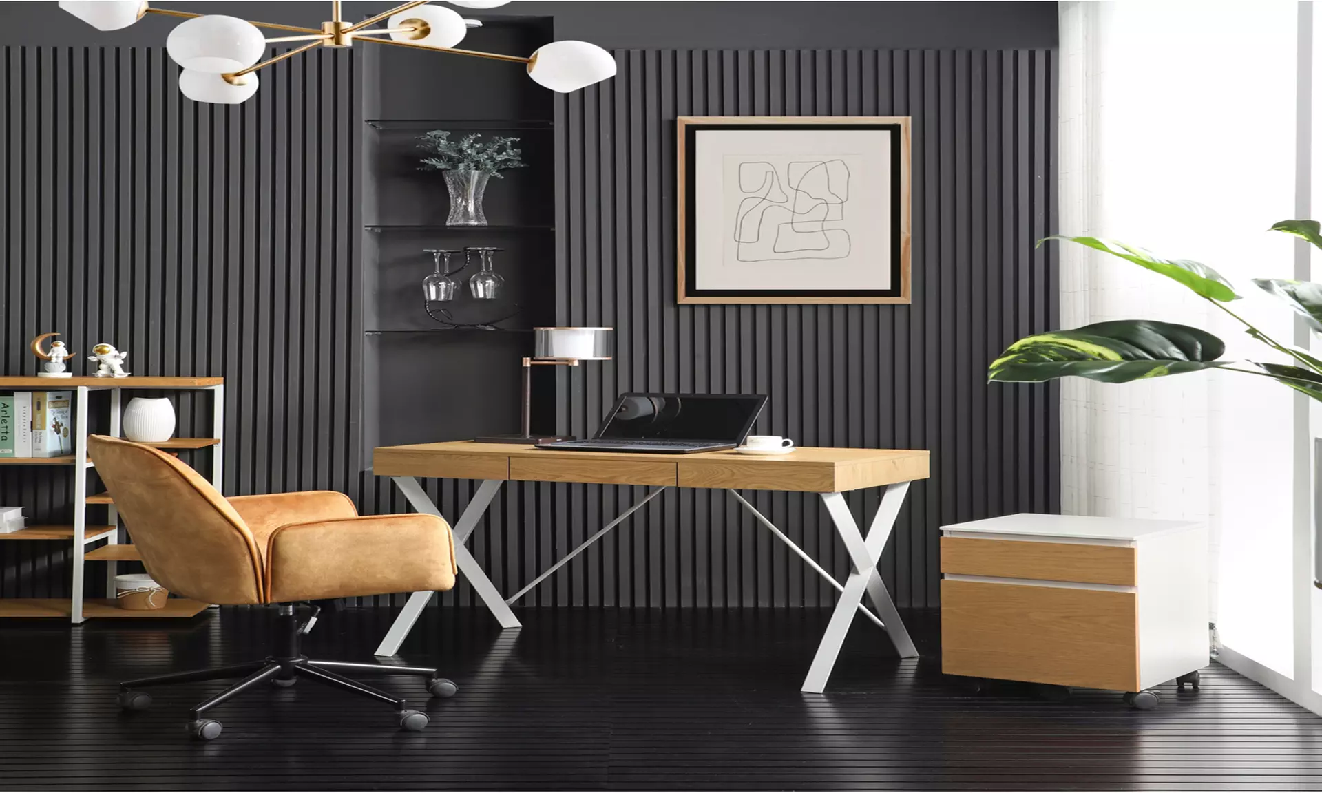 Benaiah 1 Storage Drawer Writing Desk - Primary Image