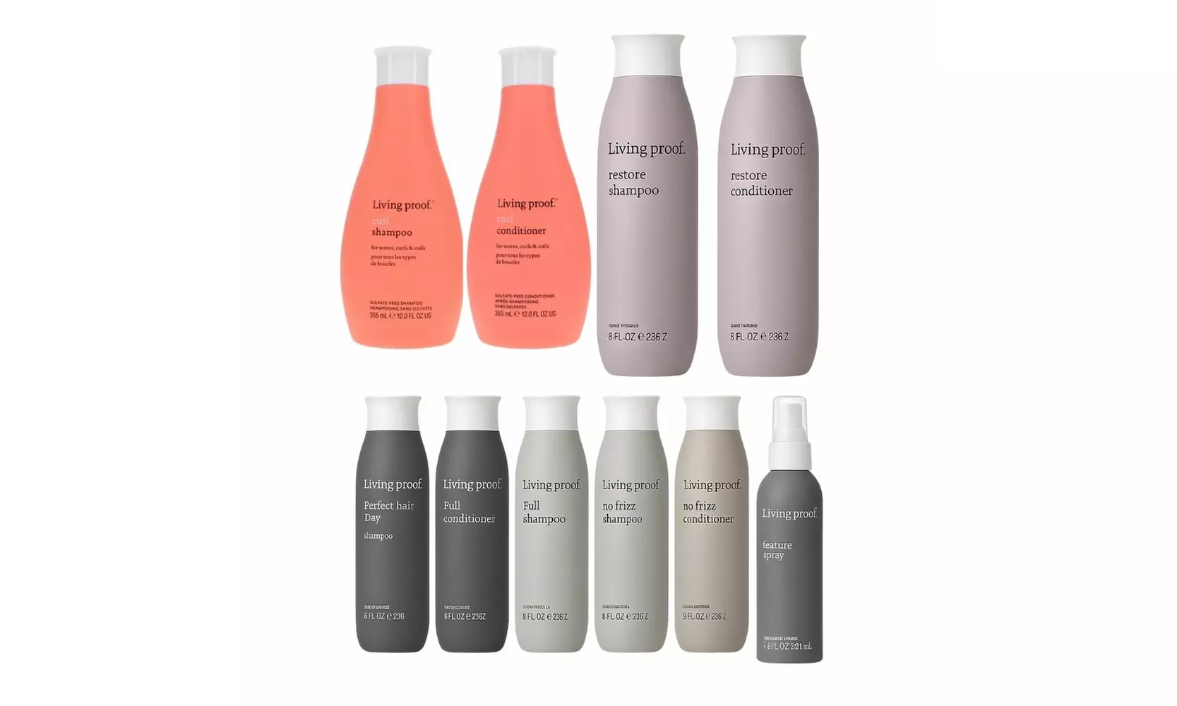 Living Proof Gift Set or Restore, Curl, PHD or No Frizz Shampoo or Conditioner