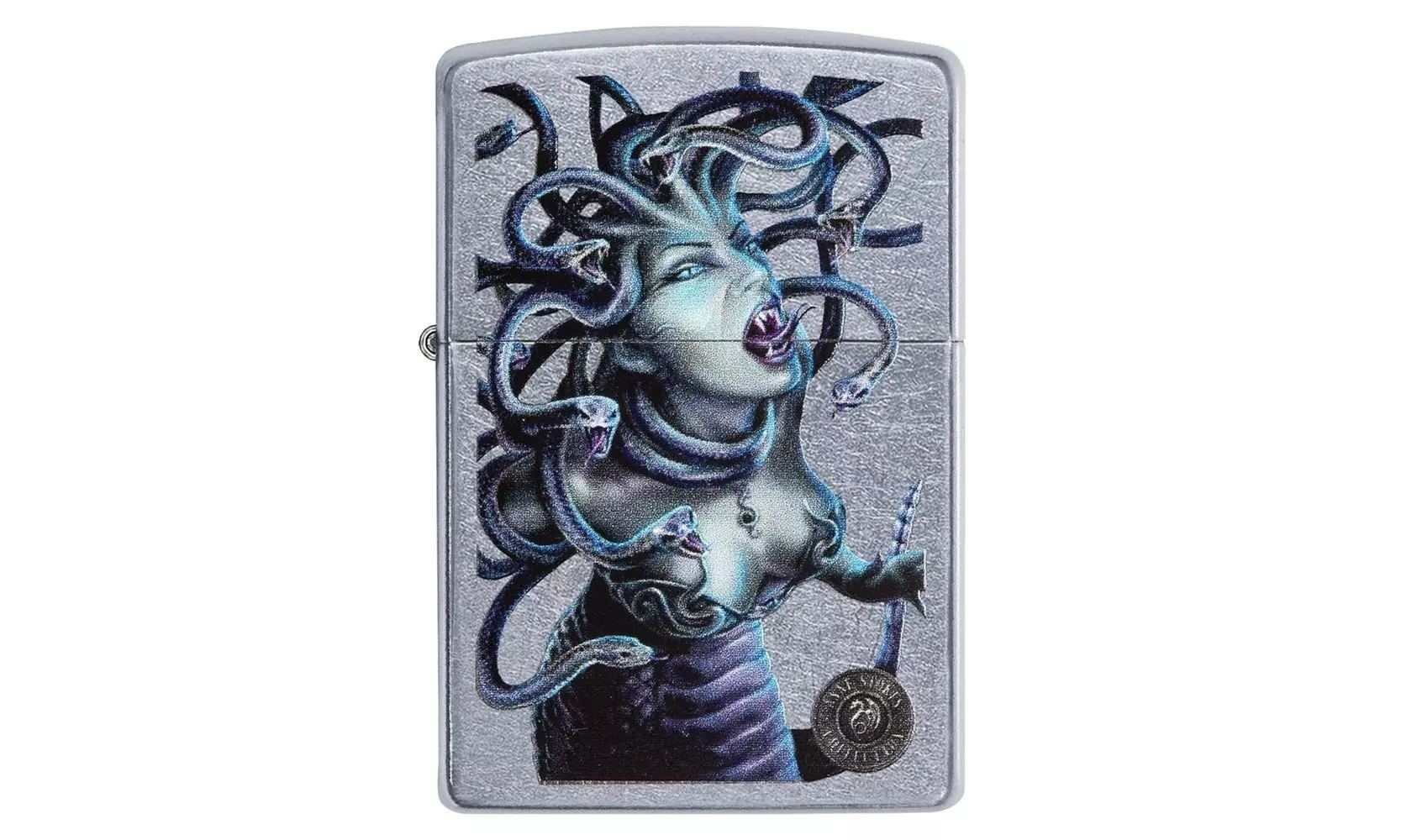 (DC) Zippo Anne Stokes Medusa Lighter, Street Chrome #29573 - Second Medium