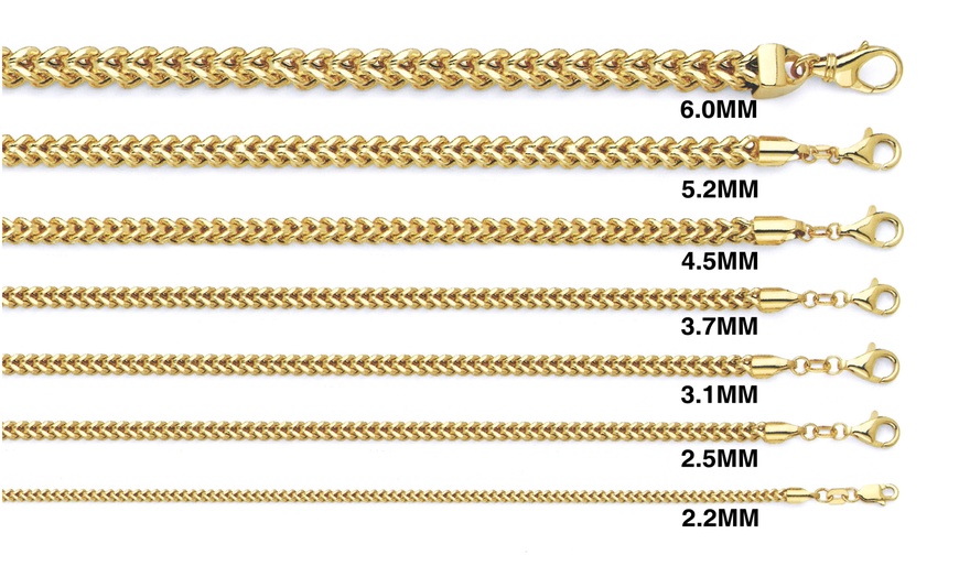 10k gold chain franco