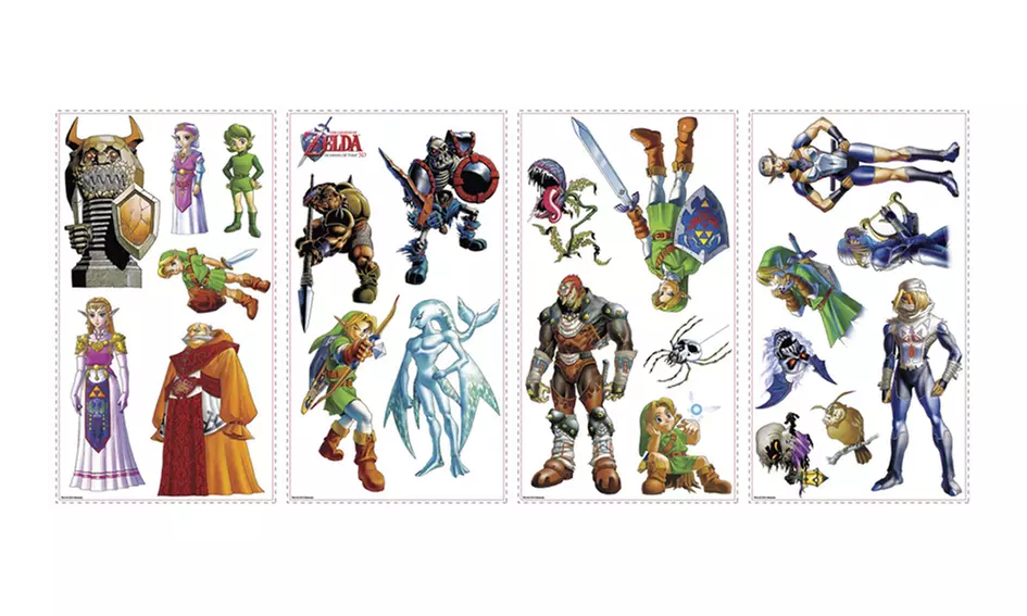 Roommates The Legend of Zelda: Ocarina of Time 3D Peel and Stick Wall Decals - Primary Image